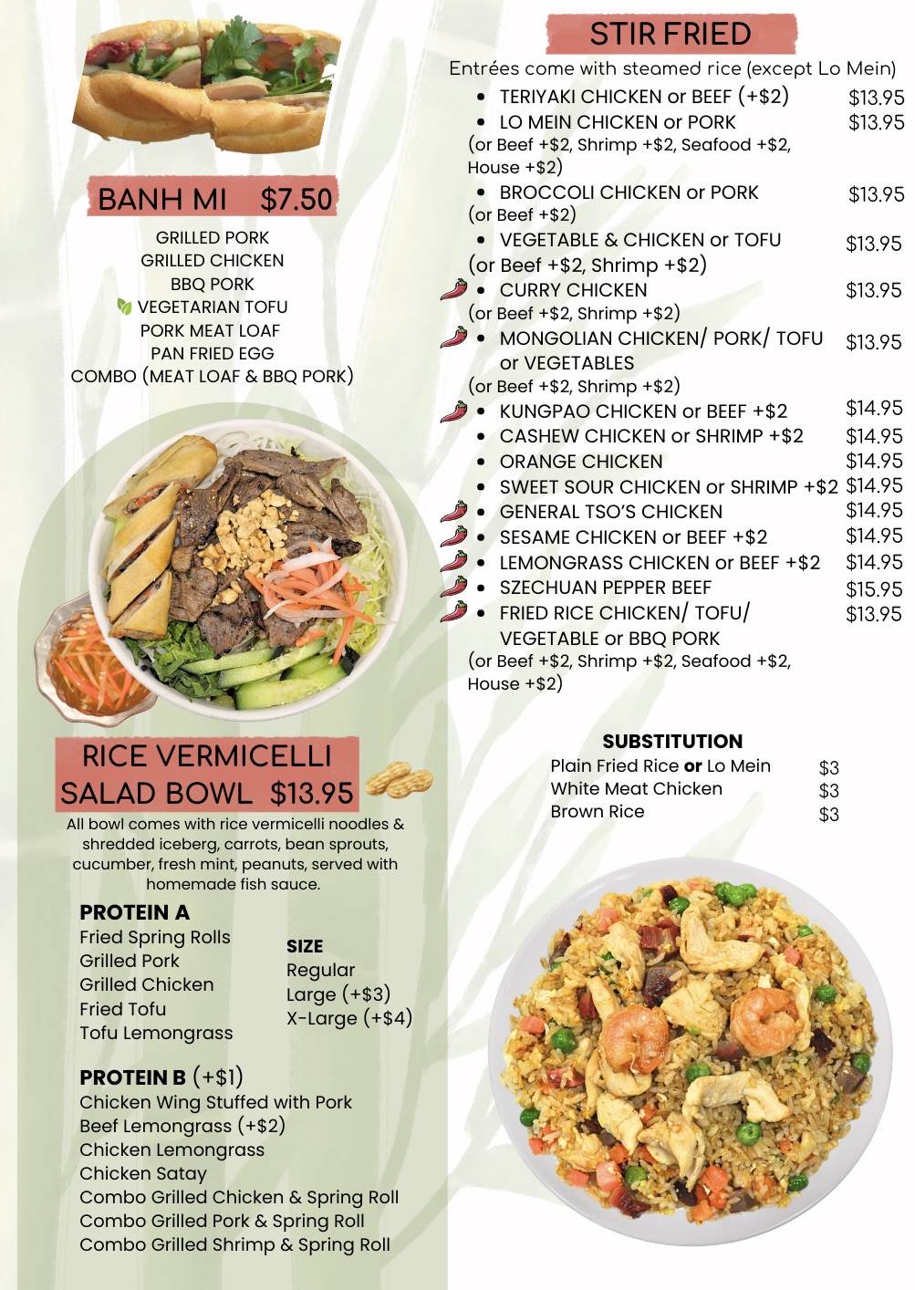 Dao's Tai Pan's Menu page 2 (top half)